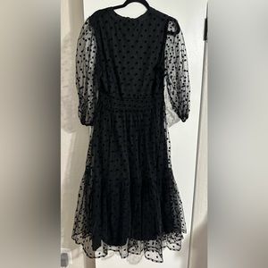 Piper & Scoot Dot detail Dress in Black